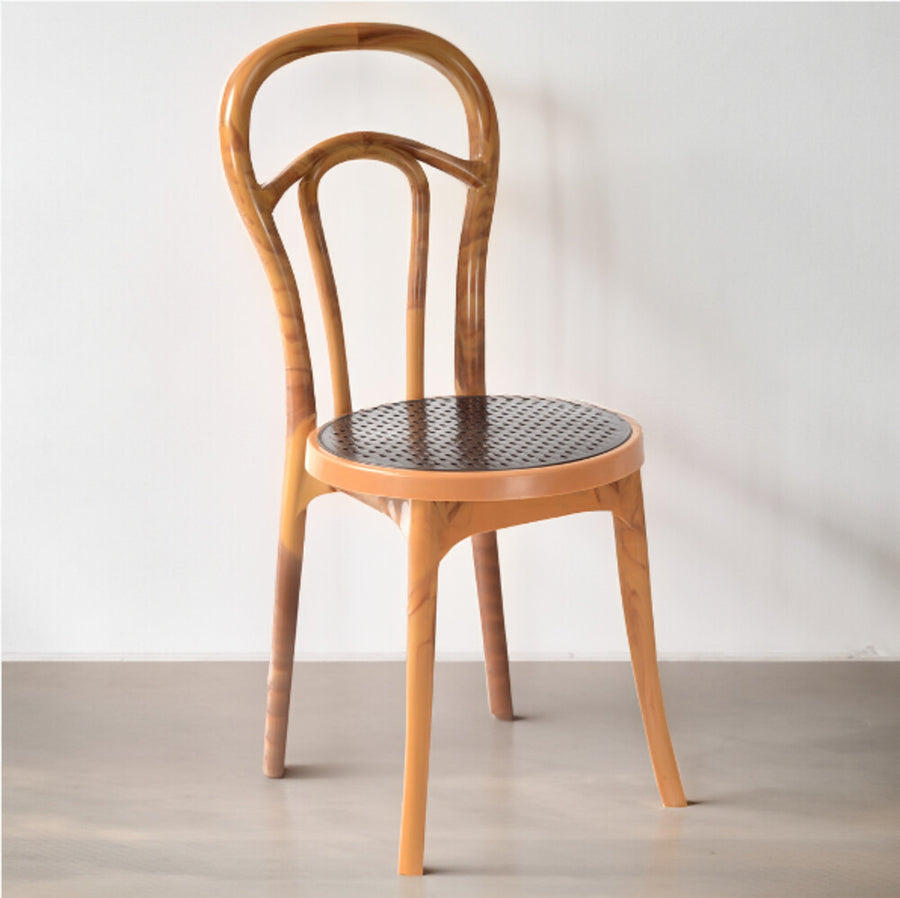 Nilkamal CHR4040 Plastic Armless Chair (Weather Brown)