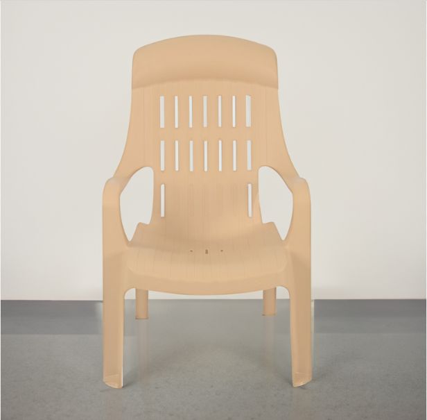 Nilkamal Weekender Plastic Arm Chair (Biscuit)