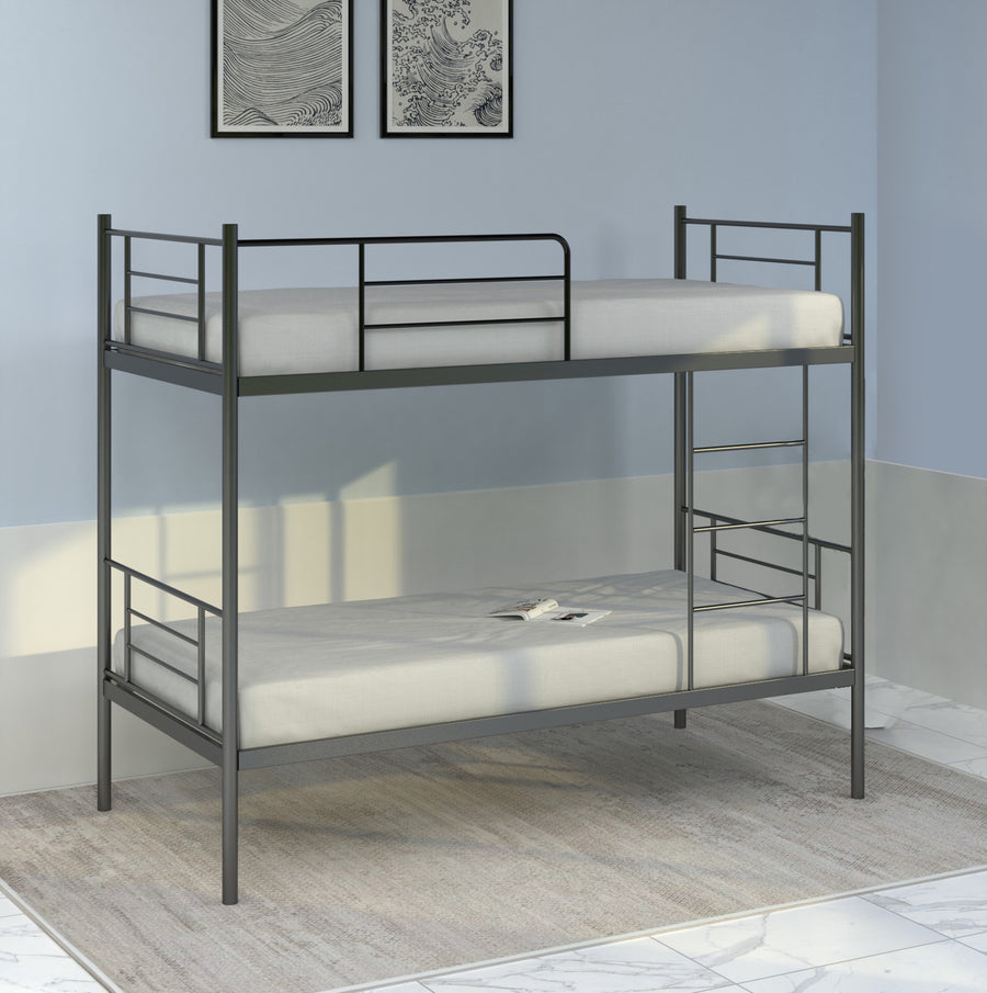 Nilkamal Crossett Metal Bunk Bed (Brown)