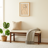 Nilkamal Gem Multi Use Long Sitting Bench for Living Room | Dining Room (Cappuccino)