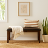 Nilkamal Magnito Multi Use Medium Sitting Bench for Living Room | Dining Room (Brown)