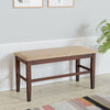 Nilkamal Jewel Multi Use Medium Sitting Bench for Living Room | Dining Room (Cappuccino)