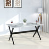 Nilkamal Oyster Dining Table (Dark Walnut)