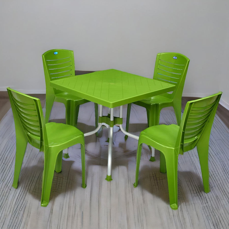 Nilkamal Orchid 1 + 4 Chair Dining Set