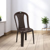 Nilkamal CHR4002 Plastic Armless Chair (Weather Brown)