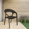 Nilkamal Club Plastic Arm Chair (Season Rust Brown) – Main View