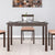 Nilkamal Colombia 4 Seater Dining Table (Wenge)
