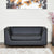Nilkamal Russo 2 Seater Sofa (Cola Black)
