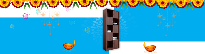 Enhance Your Living Room Décor This Diwali With a Modern Book Shelf