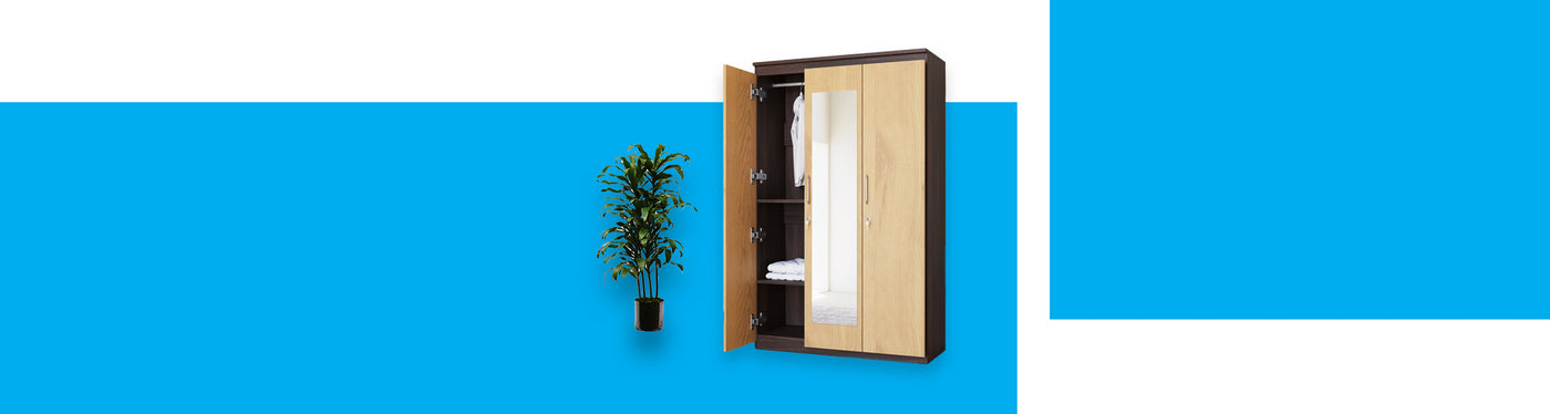 Fashion-conscious Wardrobe Designs - Nilkamal Furnitures