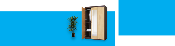 Fashion-conscious Wardrobe Designs - Nilkamal Furnitures