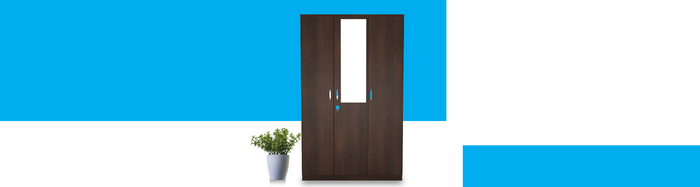 Sleek But Expansive: 3-Door Wardrobe Designs For Your Home