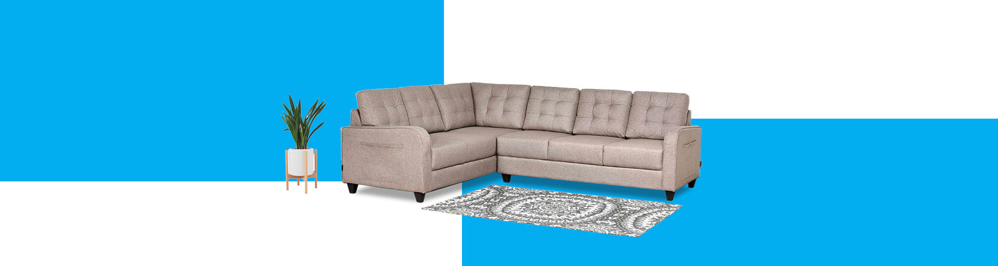 Stunning L Shape Sofa Arrangement to Give Your Living Room a Festive Makeover