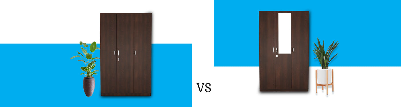 Which Type of Wardrobe Is Preferable, With Mirror Or Without Mirror?