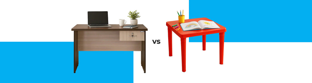 Wooden Vs Plastic Study Table: Which Is More Durable?