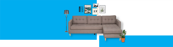 Elevate your Living Room with the L Shaped Sofa