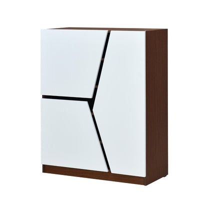 Nilkamal Tetris Shoe Cabinet (Urban Walnut)