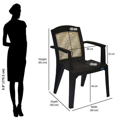 Nilkamal Illusion Plastic Arm Chair