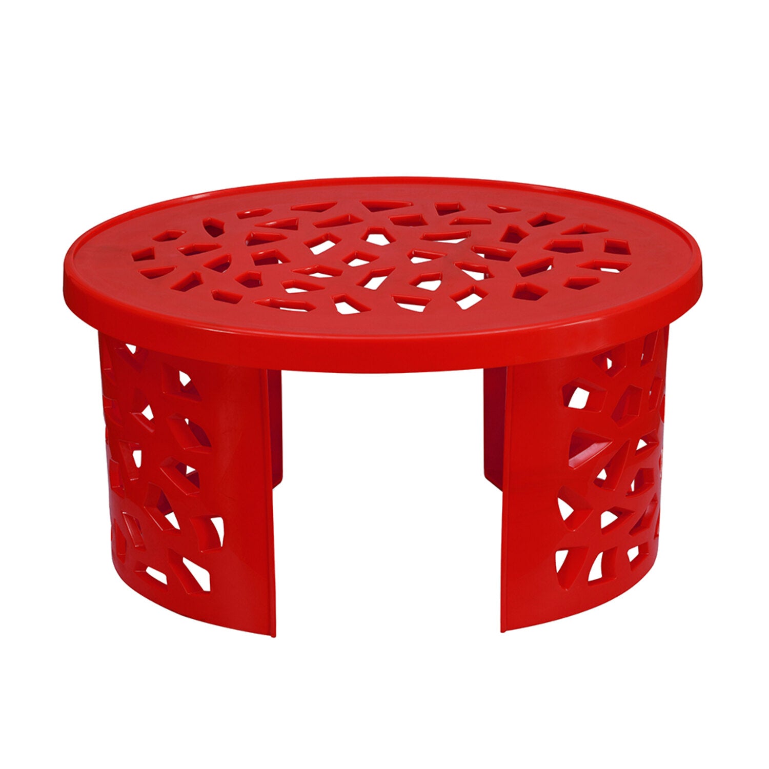 Nilkamal Crystal Plastic Centre Table