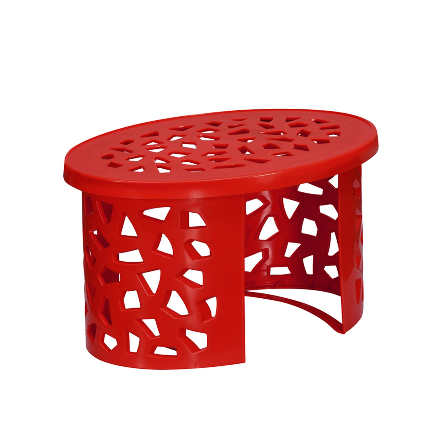 Nilkamal Crystal Plastic Centre Table