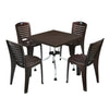 Nilkamal Orchid 1 + 4 Chair Dining Set