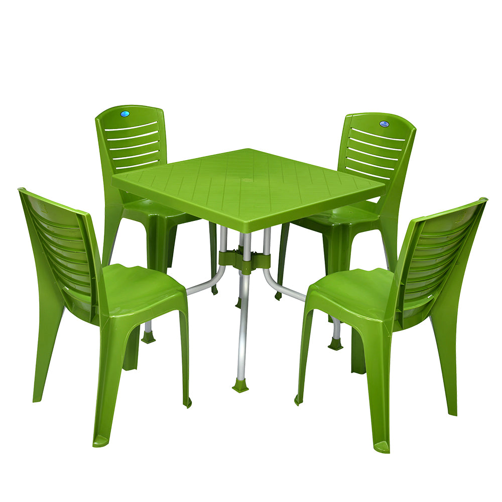 Nilkamal Orchid 1 + 4 Chair Dining Set