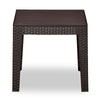 Nilkamal Breeze Centre Table with Glass (Weather Brown)