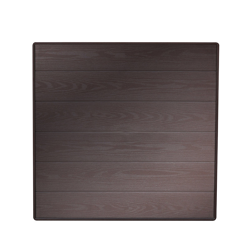 Nilkamal Breeze Centre Table with Glass (Weather Brown)