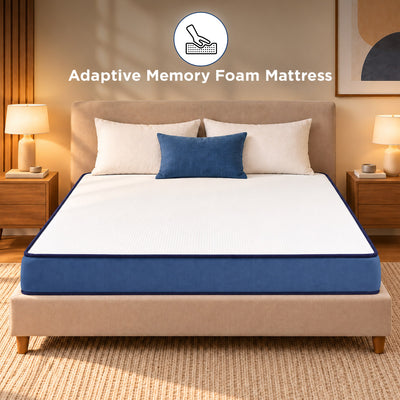 Nilkamal Sleep Plus Memory Foam 8 Inch King Size Mattress - 78 x 72 Inch
