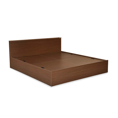 Nilkamal Arthur Plus King Bed With Storage (Legno Oak Dark)