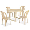 Nilkamal Meridian 1 + 4 Chairs Plastic Dining Set