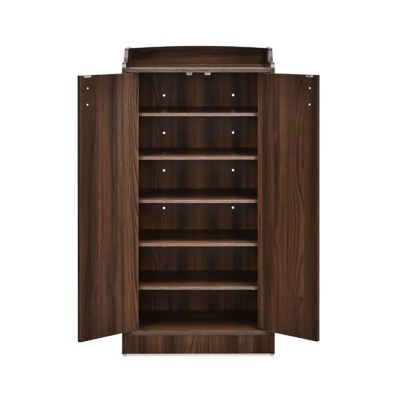Nilkamal Claymont Shoe Cabinet (Classic Walnut)