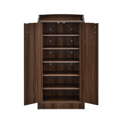 Nilkamal Claymont Shoe Cabinet (Classic Walnut)