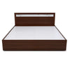 Nilkamal Akin King Bed without Storage (Walnut) - Front View-3