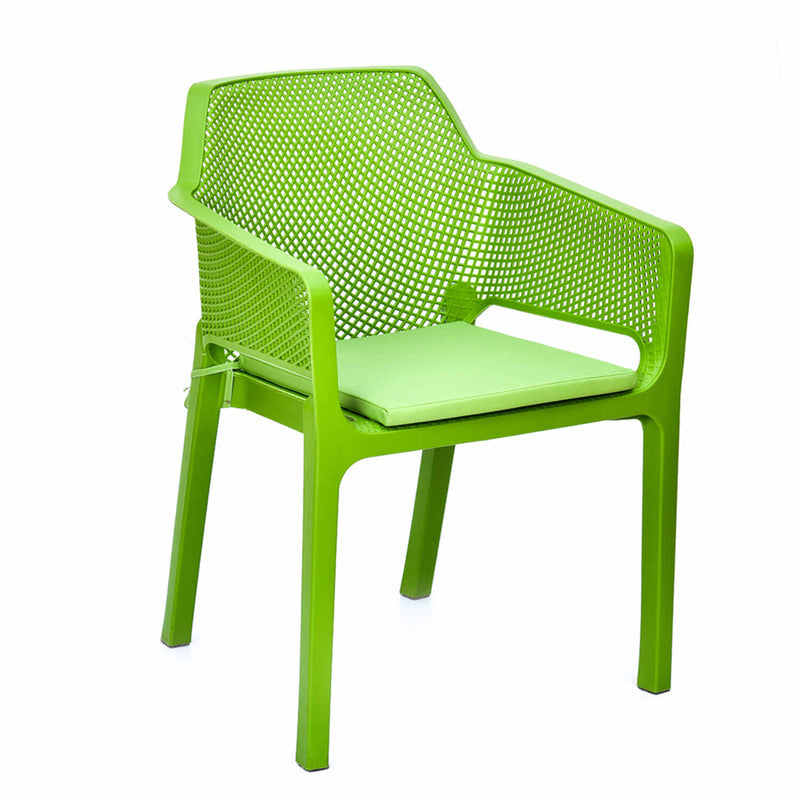 Nilkamal Orchid 1 + 4 Chair Plastic Dining Set (Green)