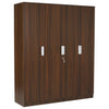 Nilkamal Joyce 4 Door Wardrobe (Classic Walnut)