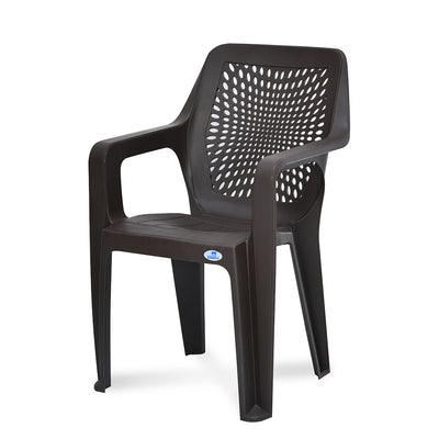 Nilkamal Trendy Plastic Chair with Arm Rest