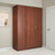 Max 3 Door Engineered Wood Wardrobe without Mirror (Classic Walnut)