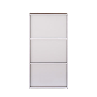 Nilkamal Halo 3 Tier Storage Cabinet (Legno Oak)