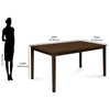Nilkamal Olivia 4 Seater Dining Table (Brown)