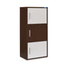 Nilkamal Sear 3 Tier Storage Cabinet (Oak/Frosty White)