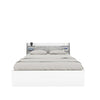 Nilkamal Marbito King Bed With Headboard & Box Storage (White)
