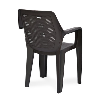 Nilkamal Hexa Plastic Chair with Arm Rest
