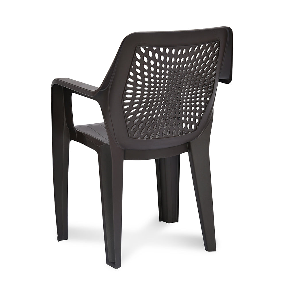 Nilkamal Trendy Plastic Chair with Arm Rest