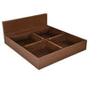 Nilkamal Arthur Plus King Bed With Storage (Legno Oak Dark)