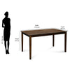 Nilkamal Tivoli 4 Seater Dining Set with Bench (Brown)