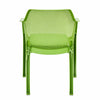 Nilkamal Captain Chair with Leatherette Cushion (Lush Green) – Back View 1
