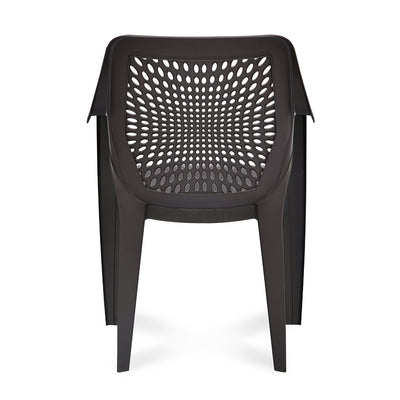 Nilkamal Trendy Plastic Chair with Arm Rest