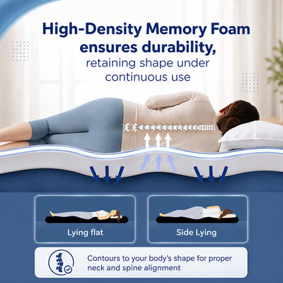 Nilkamal Sleep Plus Memory Foam 8 Inch King Size Mattress - 78 x 72 Inch