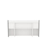 Nilkamal Marbito Queen Bed With Headboard & Box Storage (White) - Back View